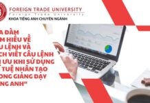 TỌA ĐÀM “TÌM HIỂU VỀ CÂU LỆNH VÀ CÁCH VIẾT CÂU LỆNH TỐI ƯU KHI SỬ DỤNG TRÍ TUỆ NHÂN TẠO TRONG GIẢNG DẠY TIẾNG ANH”